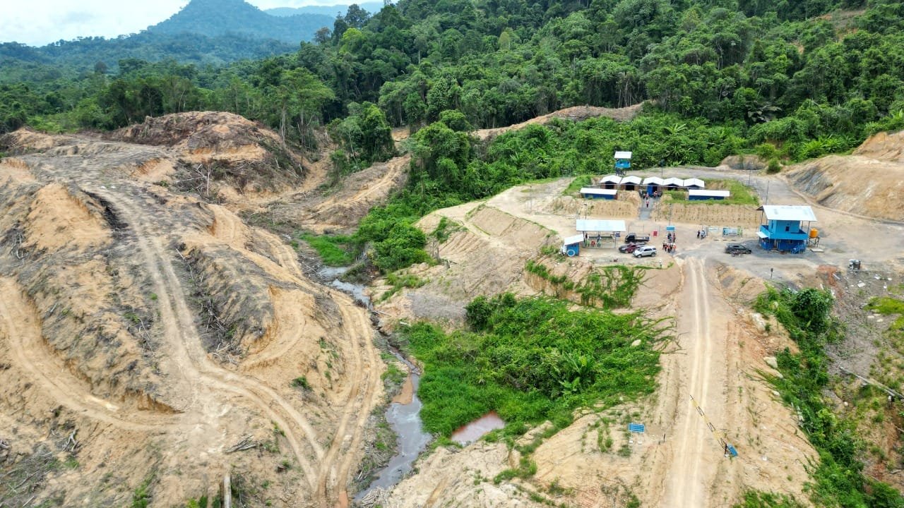 Lokasi pembangunan Pembangkit Listrik Tenaga Air yang akan dibangun oleh PT Kayan Hydro Energy. (Istimewa)