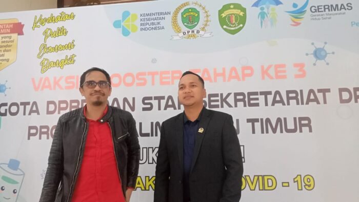 Anggota Pansus Investigasi Pertambangan DPRD Kaltim, Marthinus dan Wakil Ketua Pnsus M Udin